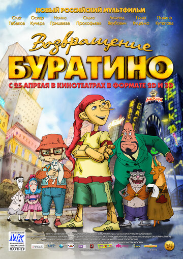 Смотреть Возвращение Буратино (2013) онлайн в HD качестве 720p